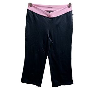 Otomix Pants Women Sweatpants Workout Straight Crop Stretch BlackPink Gym XLarge